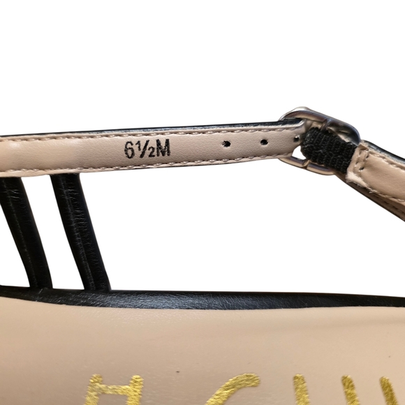 Unisa Charloe Black Cutout Slingback Flats Size 6.5 - Picture 9 of 11